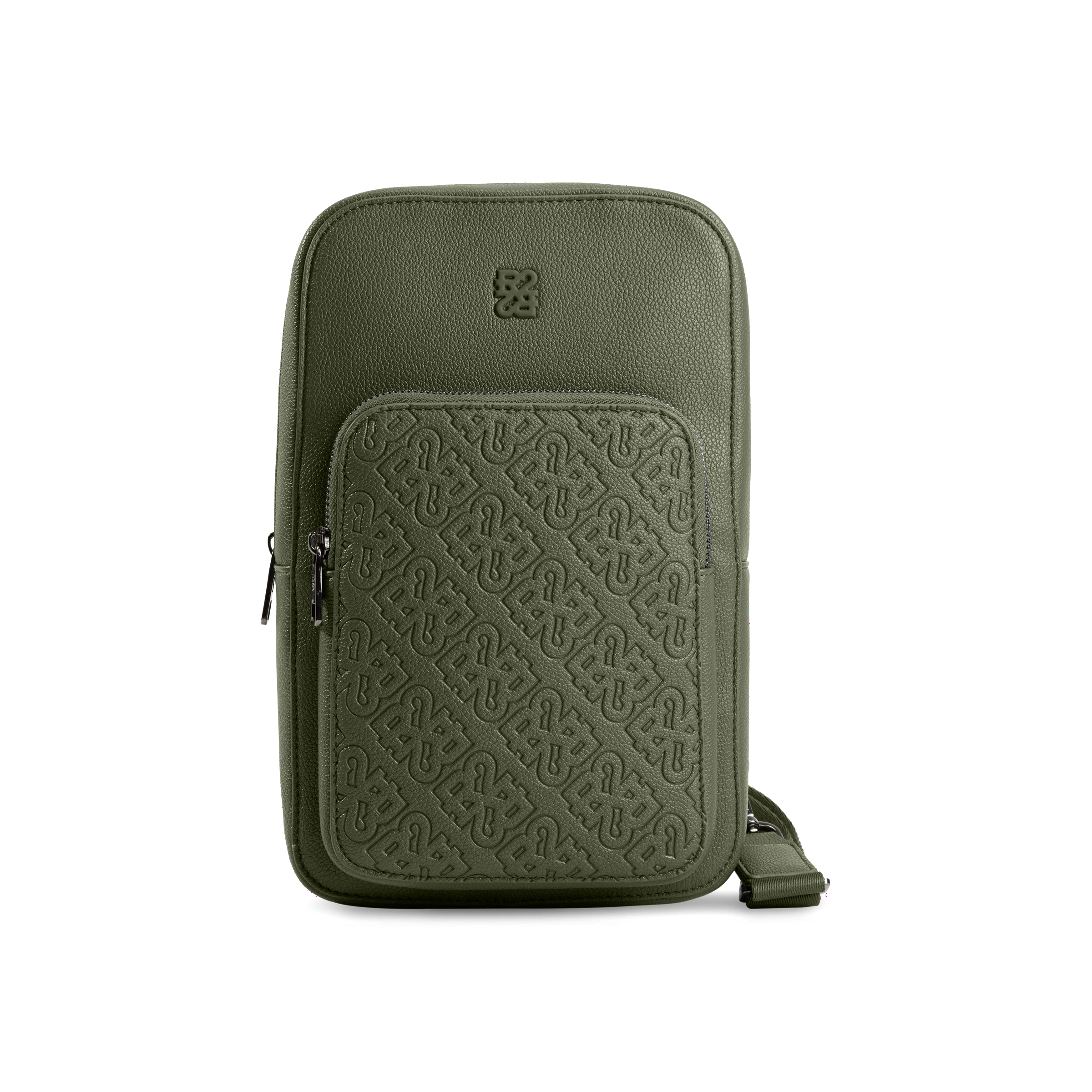 BUGATTI Rick Ross - The Boss Edition Sling Bag - PU Grit Green (SLN1004RR-KHAKI) - Cartouches Certifiees