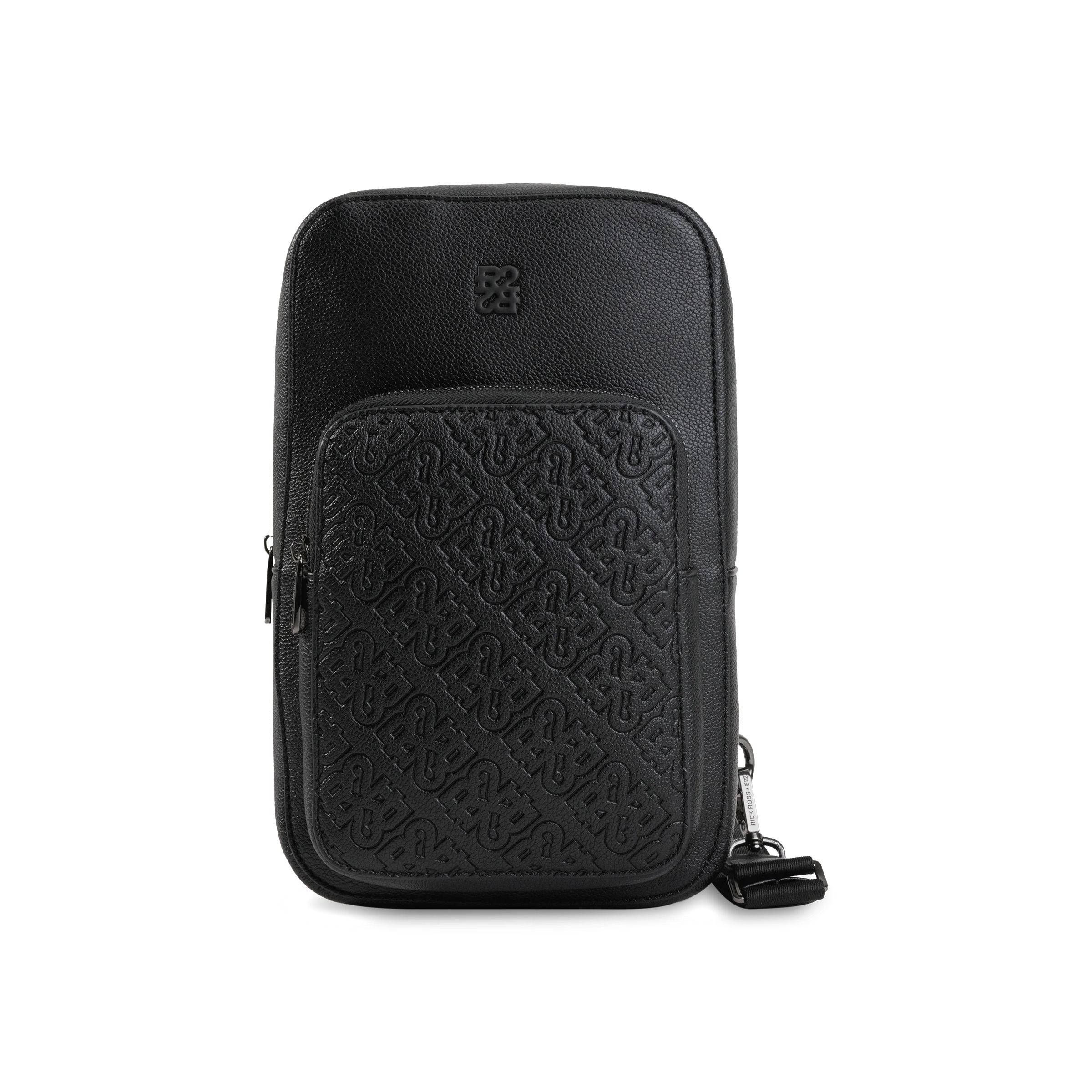 BUGATTI Rick Ross - The Boss Edition Sling Bag - PU Phantom Black (SLN1004RR-BLACK) - Cartouches Certifiees