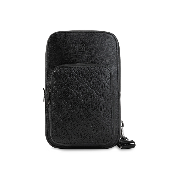 BUGATTI Rick Ross - The Boss Edition Sling Bag - PU Phantom Black (SLN1004RR-BLACK) - Cartouches Certifiees