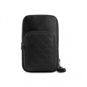 BUGATTI Rick Ross - The Boss Edition Sling Bag - PU Phantom Black (SLN1004RR-BLACK) - Cartouches Certifiees