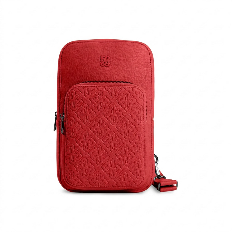 BUGATTI Rick Ross - The Boss Edition Sling Bag - PU Red (SLN1004RR-RED) - Cartouches Certifiees
