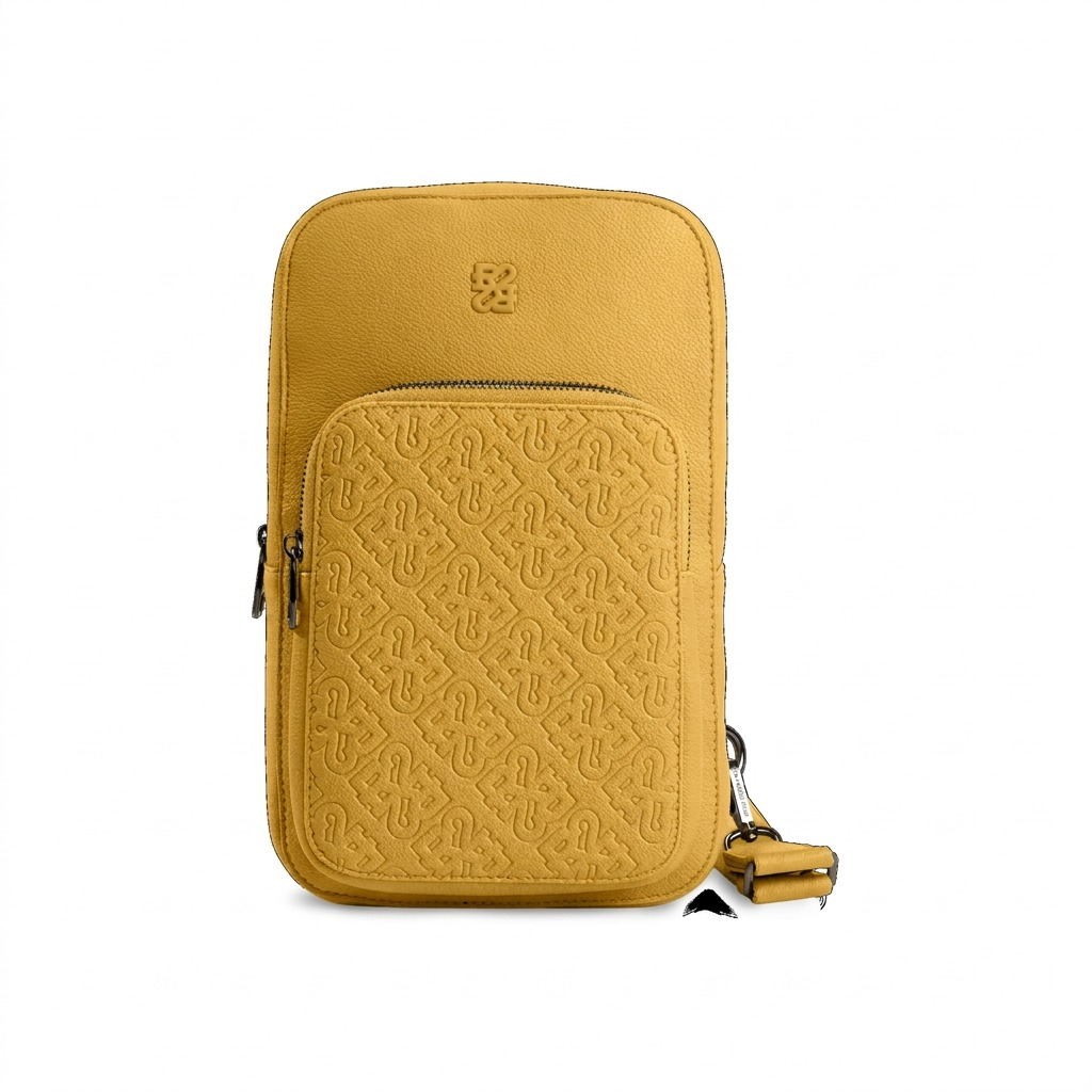 BUGATTI Rick Ross - The Boss Edition Sling Bag - PU Voltage Yellow (SLN1004RR-YELLOW) - Cartouches Certifiees