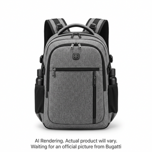 BUGATTI Swiss Mobility Active City Backpack - Grey (BKP1201SM-GRY) - Cartouches Certifiees