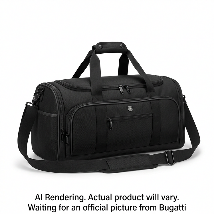 BUGATTI Swiss Mobility Active City Duffle Bag - Black (DUF1214SM-BLK) - Cartouches Certifiees