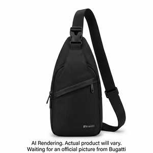 BUGATTI Swiss Mobility Active City Sling Bag - Black (SLN1203SM-BLK) - Cartouches Certifiees