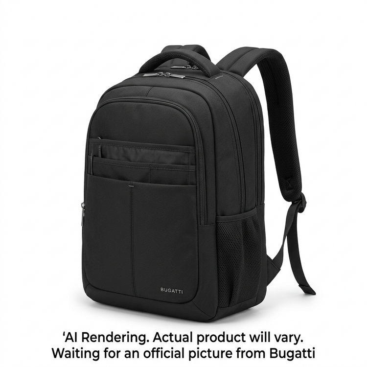 BUGATTI Swiss Mobility Urban Pro Backpack - Black (BKP1199SM-BLK) - Cartouches Certifiees