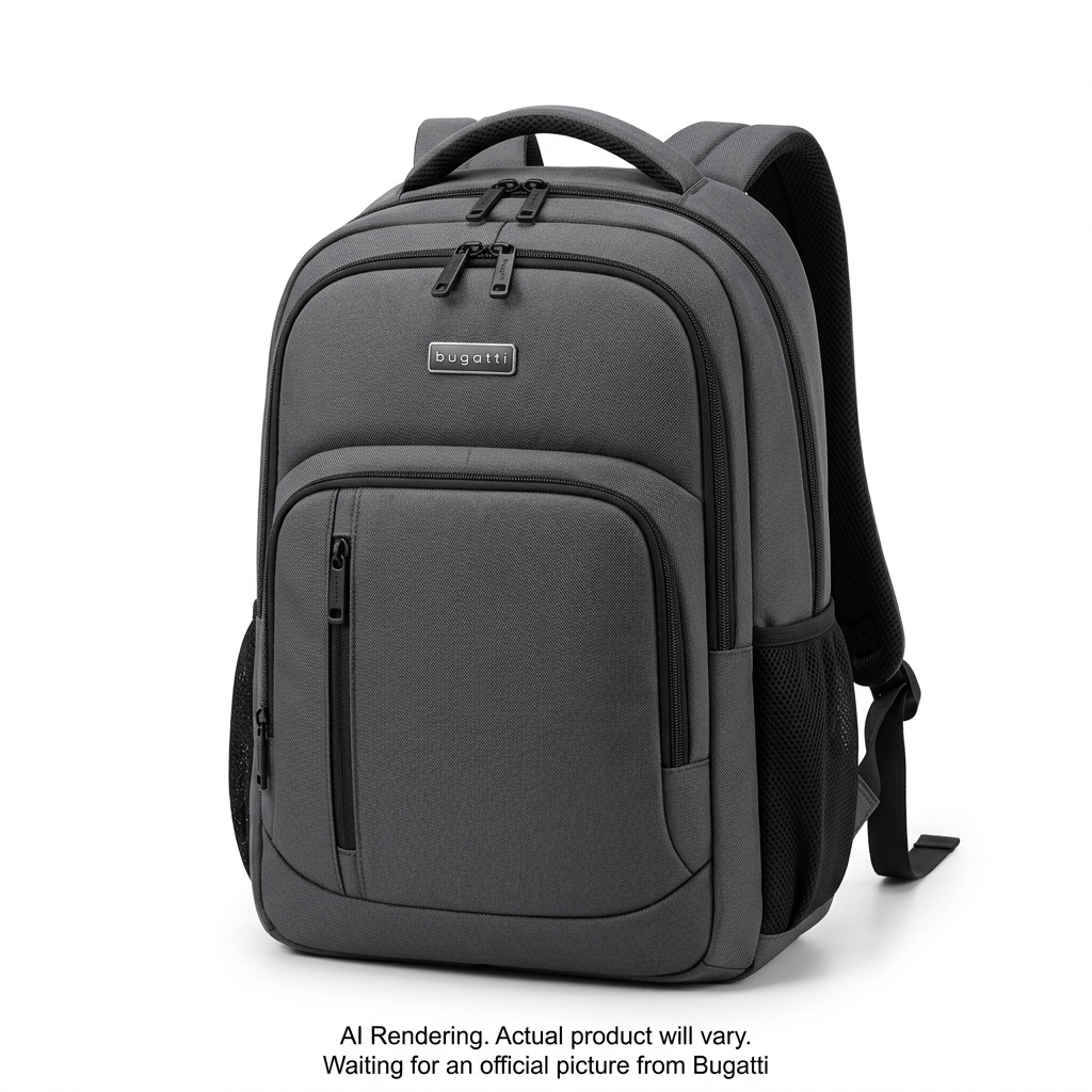 BUGATTI Swiss Mobility Urban Pro Backpack - Grey (BKP1206SM-GRY) - Cartouches Certifiees