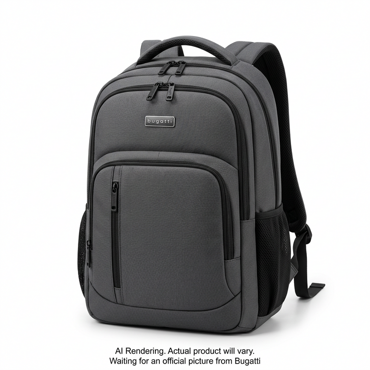BUGATTI Swiss Mobility Urban Pro Backpack - Grey (BKP1206SM-GRY) - Cartouches Certifiees
