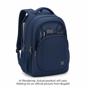 BUGATTI Swiss Mobility Urban Pro Backpack - Navy (BKP1199SM-NVY) - Cartouches Certifiees