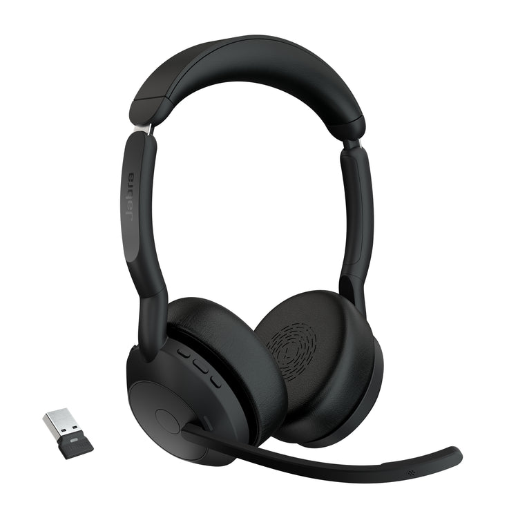 Jabra Evolve2 55 Casque Avec fil &sans fil Arceau Bureau/Centre d'appels Bluetooth Socle de chargement Noir - Image 1