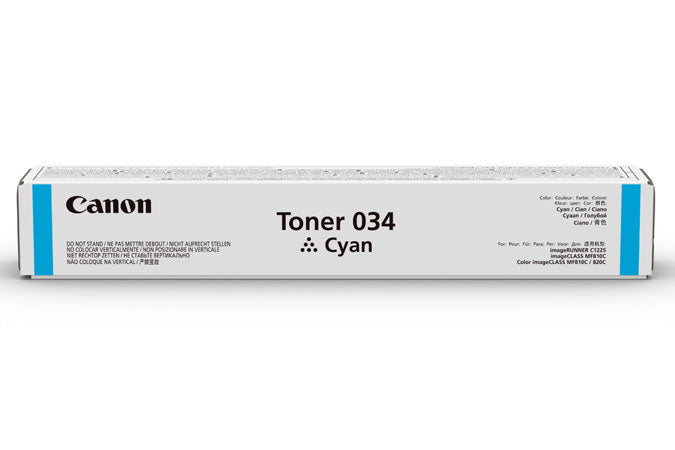 CANON 034 toner cartridge 1 pc(s) Original Cyan (9453B001) - Cartouches Certifiees