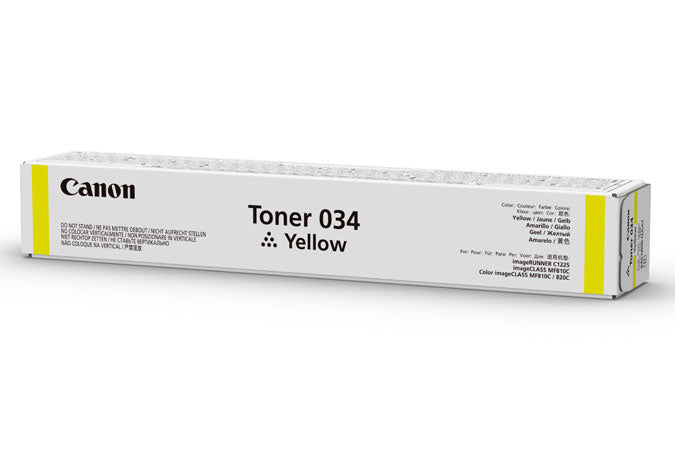 CANON 034 toner cartridge 1 pc(s) Original Yellow (9451B001) - Cartouches Certifiees