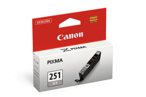 CANON CLI-251GY ink cartridge 1 pc(s) Original Standard Yield Grey (6517B001) - Cartouches Certifiees