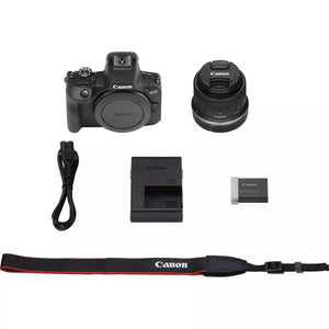 CANON EOS R100 + RF-S 18-45mm F4.5-6.3 IS STM Kit MILC 24.1 MP CMOS 6000 x 4000 pixels Black (6052C012) - Cartouches Certifiees
