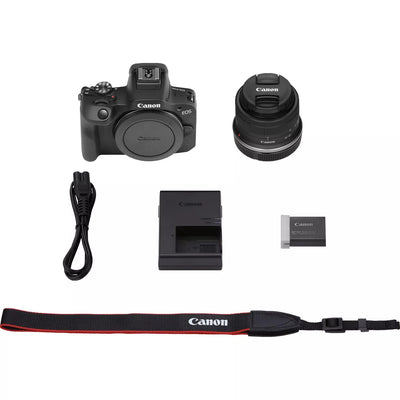 CANON EOS R100 + RF-S 18-45mm F4.5-6.3 IS STM Kit MILC 24.1 MP CMOS 6000 x 4000 pixels Black (6052C012) - Cartouches Certifiees