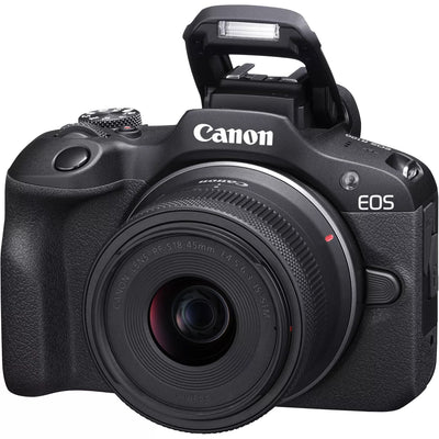 CANON EOS R100 + RF-S 18-45mm F4.5-6.3 IS STM Kit MILC 24.1 MP CMOS 6000 x 4000 pixels Black (6052C012) - Cartouches Certifiees