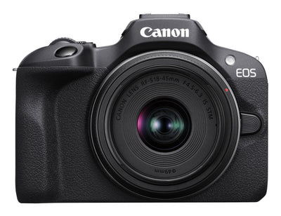 CANON EOS R100 + RF-S 18-45mm F4.5-6.3 IS STM Kit MILC 24.1 MP CMOS 6000 x 4000 pixels Black (6052C012) - Cartouches Certifiees