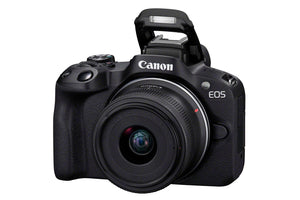 CANON EOS R50 + RF-S 18-45mm F4.5-6.3 IS STM MILC 24.2 MP CMOS 6000 x 4000 pixels (5811C012) - Cartouches Certifiees