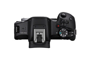 CANON EOS R50 + RF-S 18-45mm F4.5-6.3 IS STM MILC 24.2 MP CMOS 6000 x 4000 pixels (5811C012) - Cartouches Certifiees