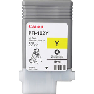 CANON PFI-102Y ink cartridge Original Yellow (0898B001) - Cartouches Certifiees