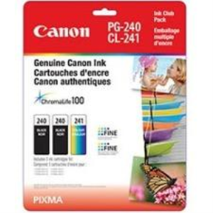 CANON PG-240 Twin/CL-241 Ink Club Pack (5207B005) - Cartouches Certifiees
