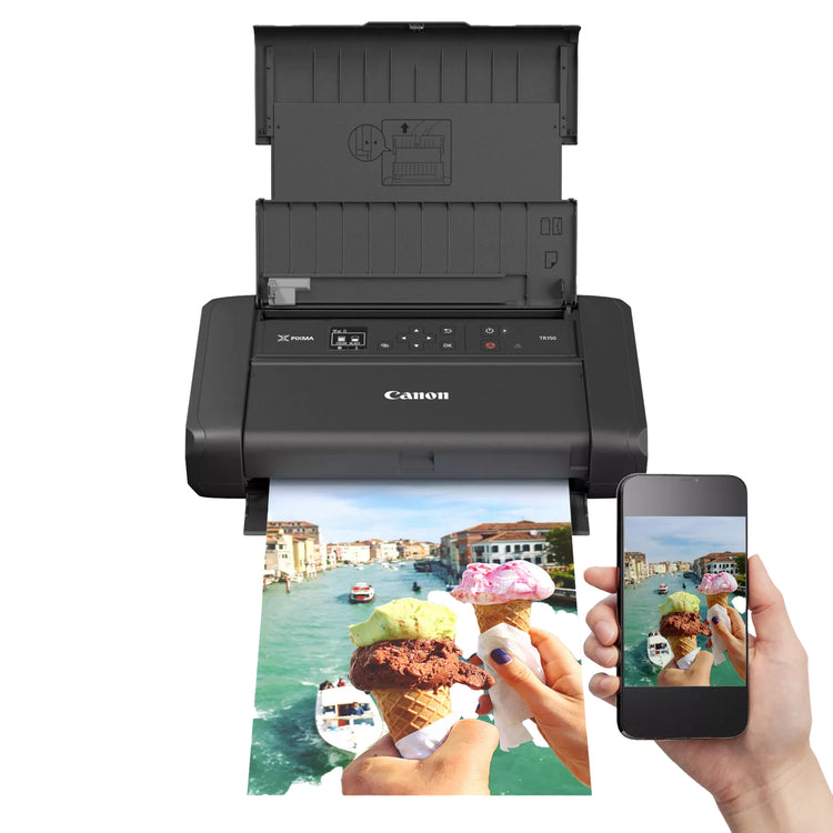CANON PIXMA TR150 photo printer Inkjet 4800 x 1200 DPI 8" x 10" (20x25 cm) Wi-Fi (4228C002) - Cartouches Certifiees