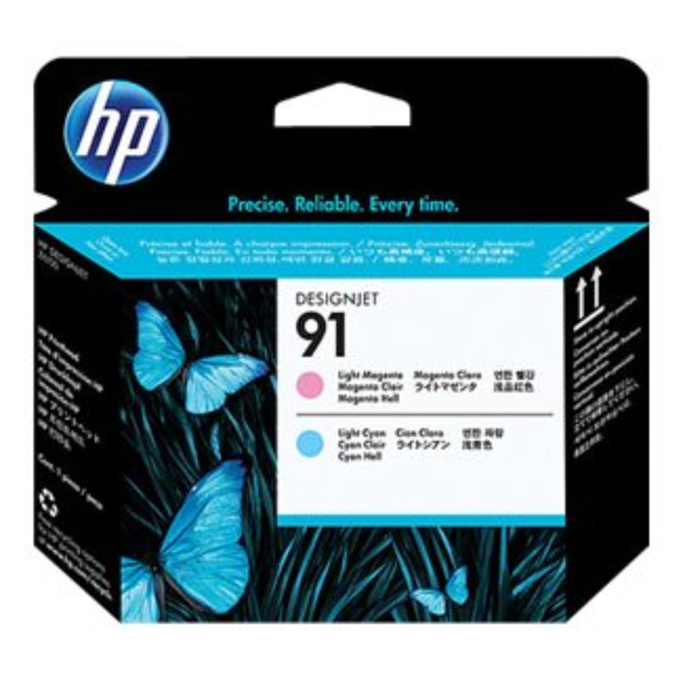 HP 91 (C9462A) Light Magenta and Light Cyan Original Printhead - Cartouches Certifiées