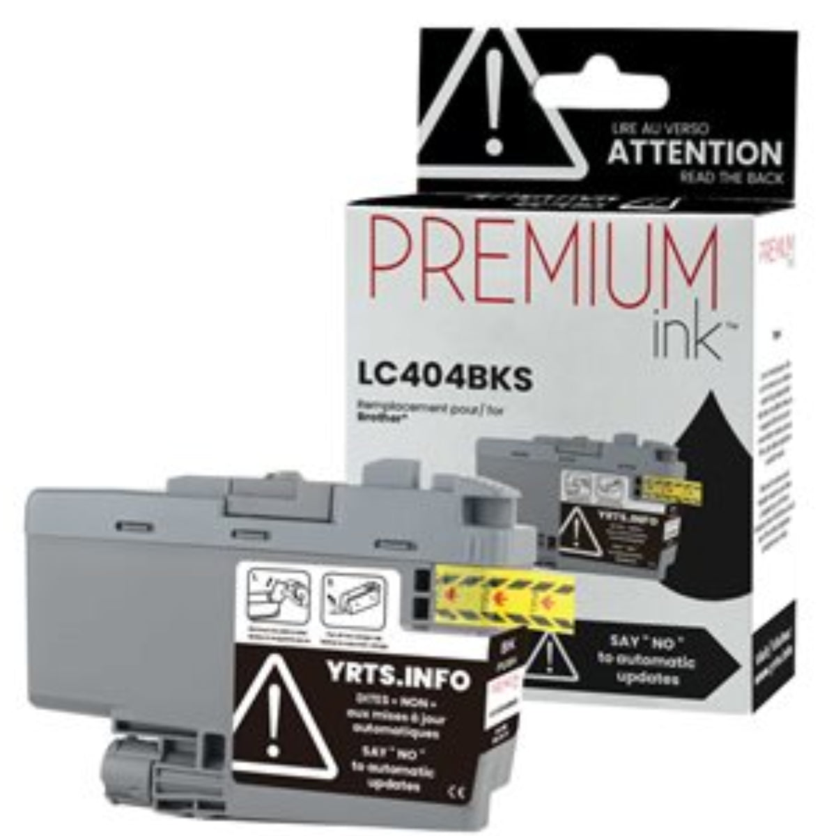 Compatible BROTHER LC404BKS Black Inkjet Cartridge Premium Quality - Cartouches Certifiées