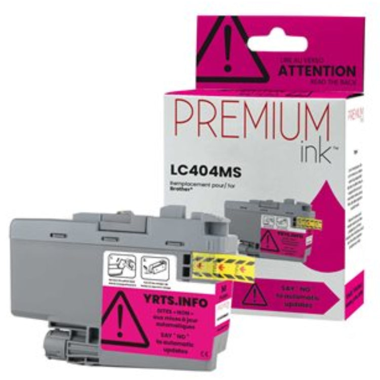 Compatible BROTHER LC404MS Magenta Inkjet Cartridge Premium Quality - Cartouches Certifiées