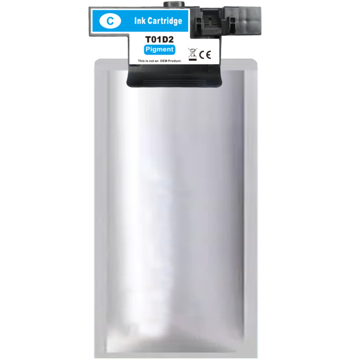 Compatible EPSON T01D - 220ml (T01D220) Cyan Inkjet Cartridge Premium Quality - Cartouches Certifiées