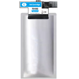 Compatible EPSON T01D - 220ml (T01D220) Cyan Inkjet Cartridge Premium Quality - Cartouches Certifiées