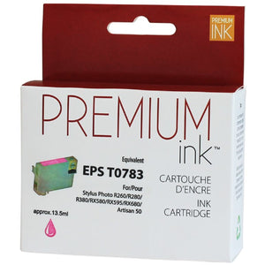 Compatible EPSON T078 (T078320) Magenta Inkjet Cartridge Premium Quality - Cartouches Certifiées