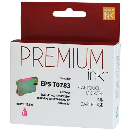Compatible EPSON T078 (T078320) Magenta Inkjet Cartridge Premium Quality - Cartouches Certifiées