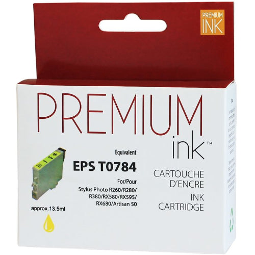 Compatible EPSON T078 (T078420) Yellow Inkjet Cartridge Premium Quality - Cartouches Certifiées