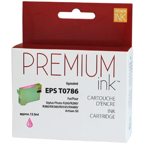 Compatible EPSON T078 (T078620) Photo Magenta Inkjet Cartridge Premium Quality - Cartouches Certifiées