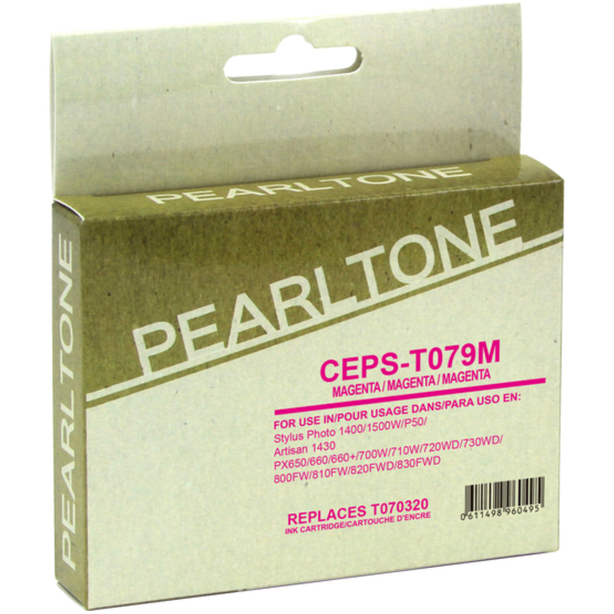 Compatible EPSON T079 (T079320) Magenta Inkjet Cartridge Premium Quality - Cartouches Certifiées