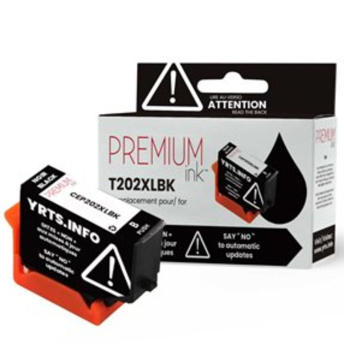 Compatible EPSON T202XL (T202XL120) Black Inkjet Cartridge Premium Quality - Cartouches Certifiées