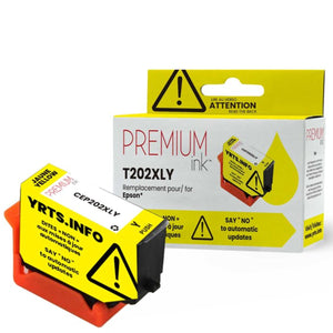 Compatible EPSON T202XL (T202XL420) Yellow Inkjet Cartridge Premium Quality - Cartouches Certifiées