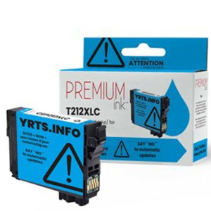 Compatible EPSON T212XL (T212XL220-S) Cyan Inkjet Cartridge Premium Quality - Cartouches Certifiées