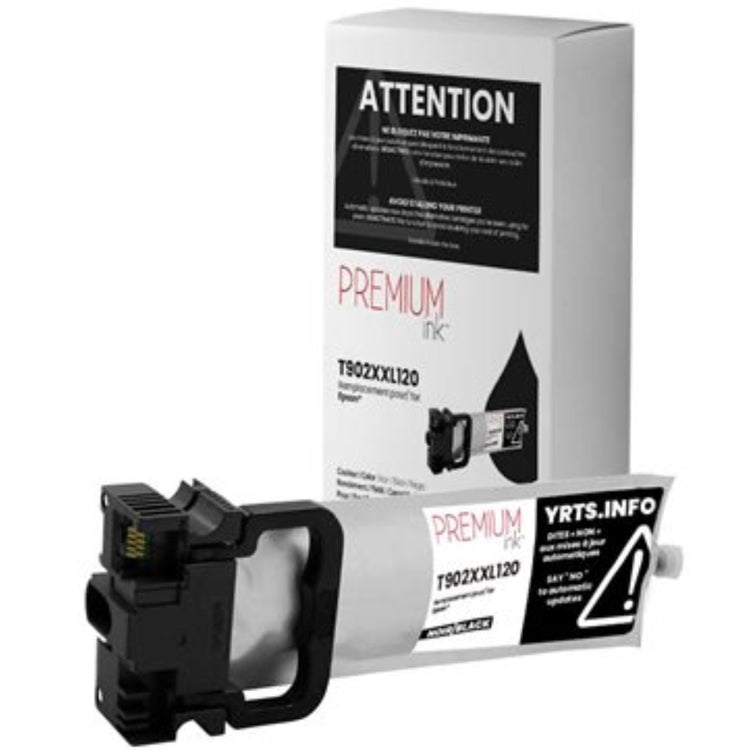 Compatible EPSON T902XXL (T902XXL120) Black Inkjet Cartridge Premium Quality - Cartouches Certifiées