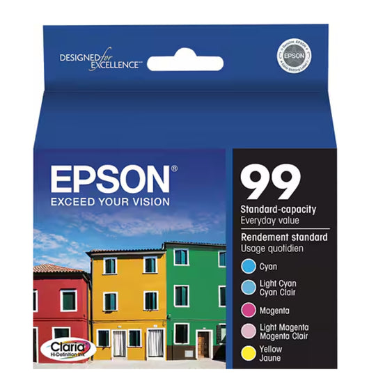 EPSON T099 (T099920-S) 5-Pack Multicolor Original Inkjet Cartridge