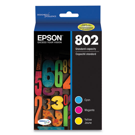 EPSON T802 (T802520-S) Color Original Inkjet Cartridge