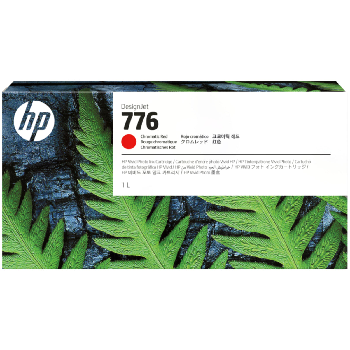 HP 776 - 1 liter (1XB10A) Chromatic Red Original Inkjet Cartridge - Cartouches Certifiées