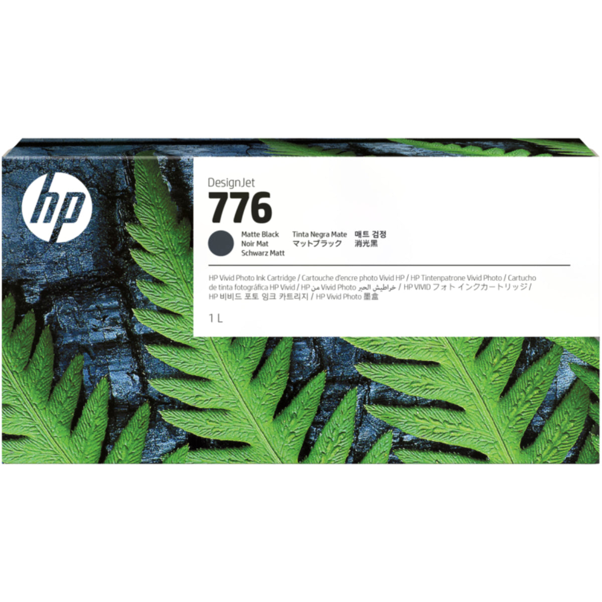 HP 776 - 1 liter (1XB12A) Matte Black Original Inkjet Cartridge - Cartouches Certifiées