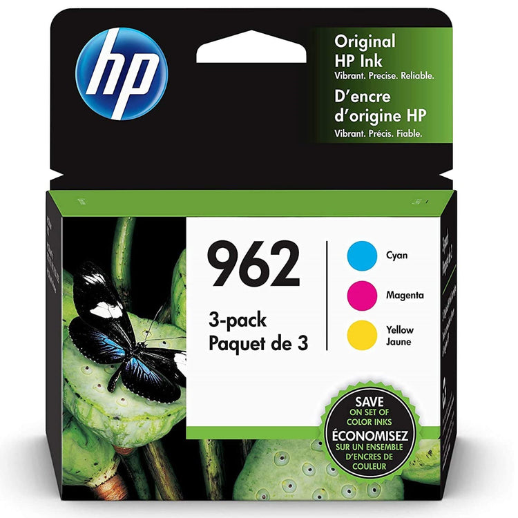 HP 962 (3YP00AN) Tri Color Original Inkjet Cartridge - Cartouches Certifiées