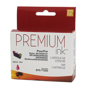 Compatible EPSON T125 (T125320-S) Magenta Inkjet Cartridge Premium Quality - Cartouches Certifiées