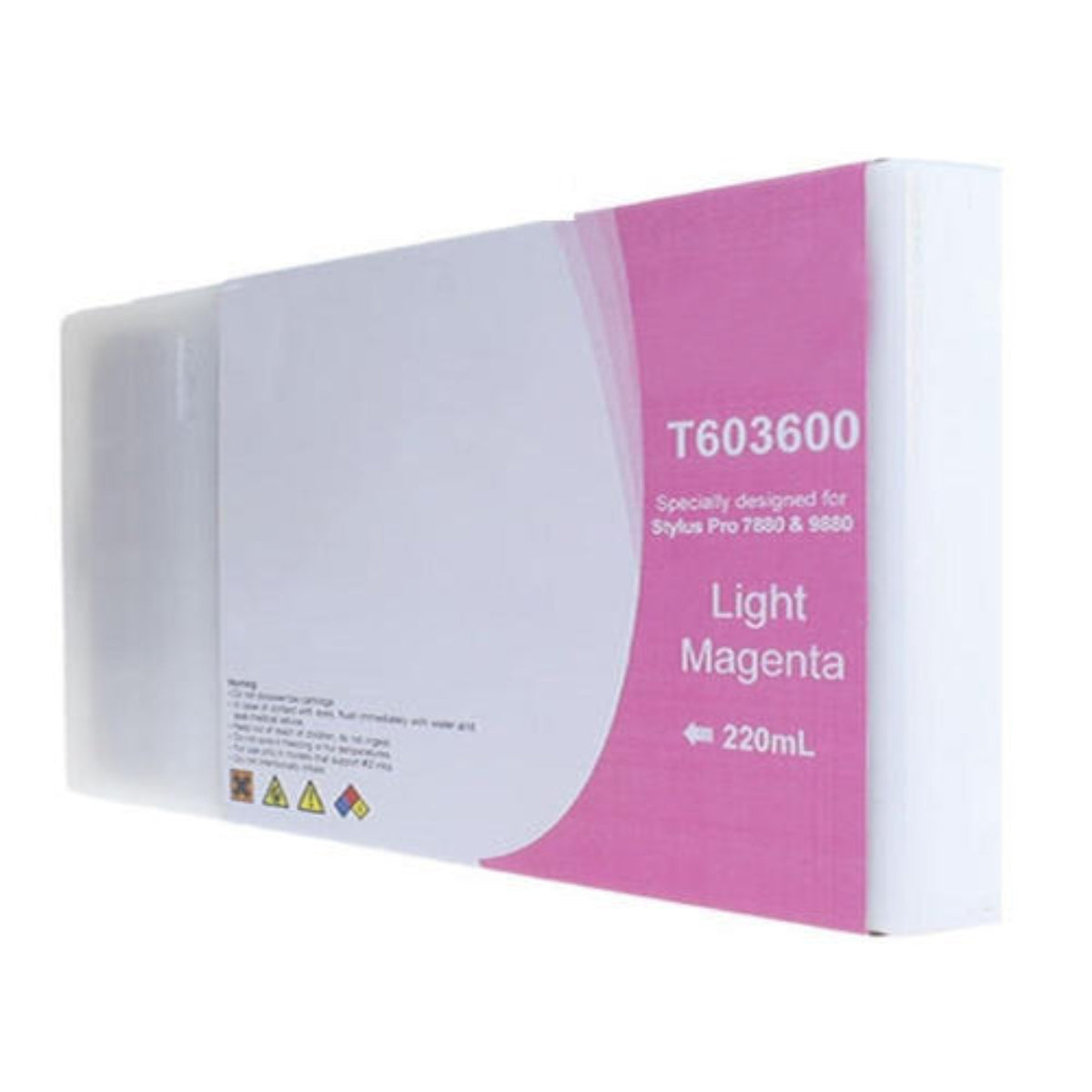 Compatible EPSON T603 (T603600) 220ml Photo Magenta Inkjet Cartridge Premium Quality - Cartouches Certifiées