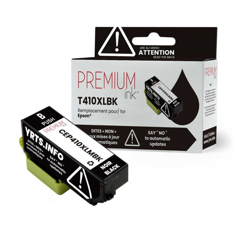 Compatible EPSON T410XL (T410XL020-S) Black Inkjet Cartridge Premium Quality - Cartouches Certifiées