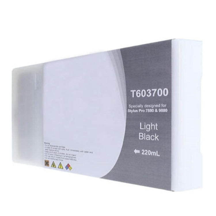 Compatible EPSON T603 (T603700) Light black Inkjet Cartridge Premium Quality - Cartouches Certifiées