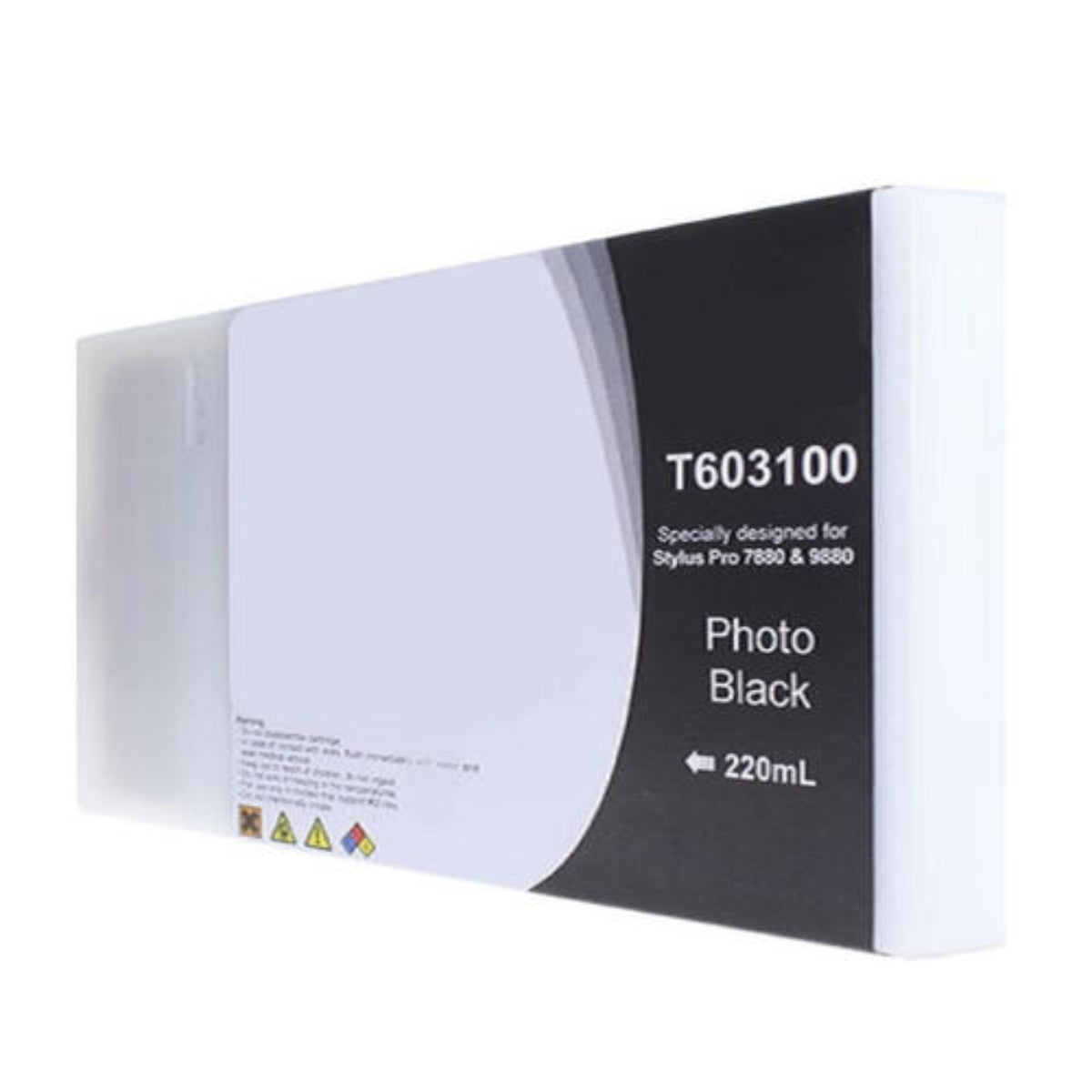 Compatible EPSON T603 (T603100) Photo black Inkjet Cartridge Premium Quality - Cartouches Certifiées